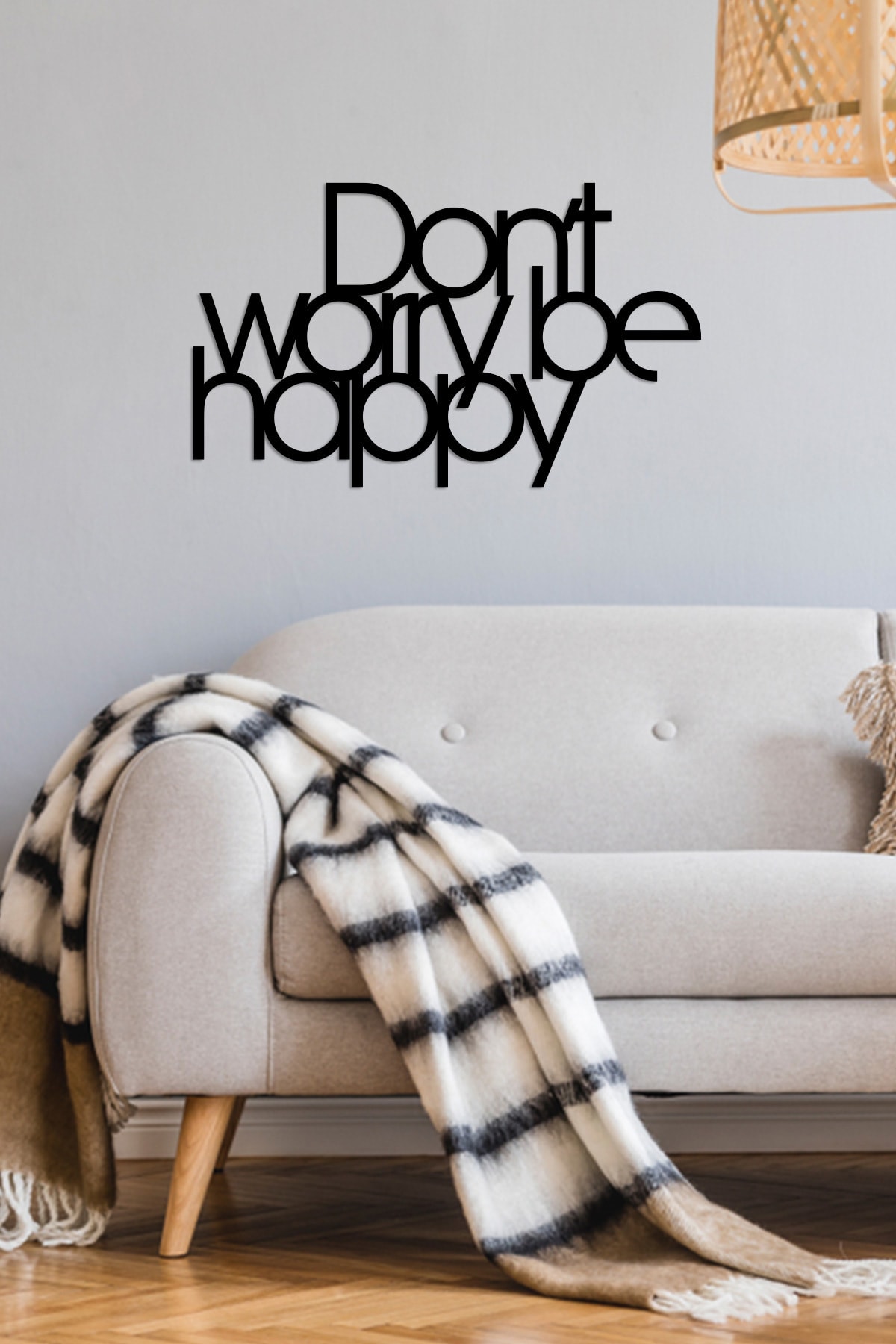 "don't Worry Be Happy" Wall Decor