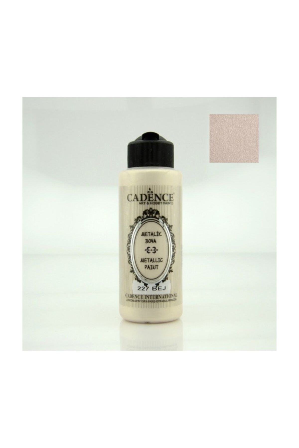 Cadence Metalik Sedefli Boya 120ml.227 Bej