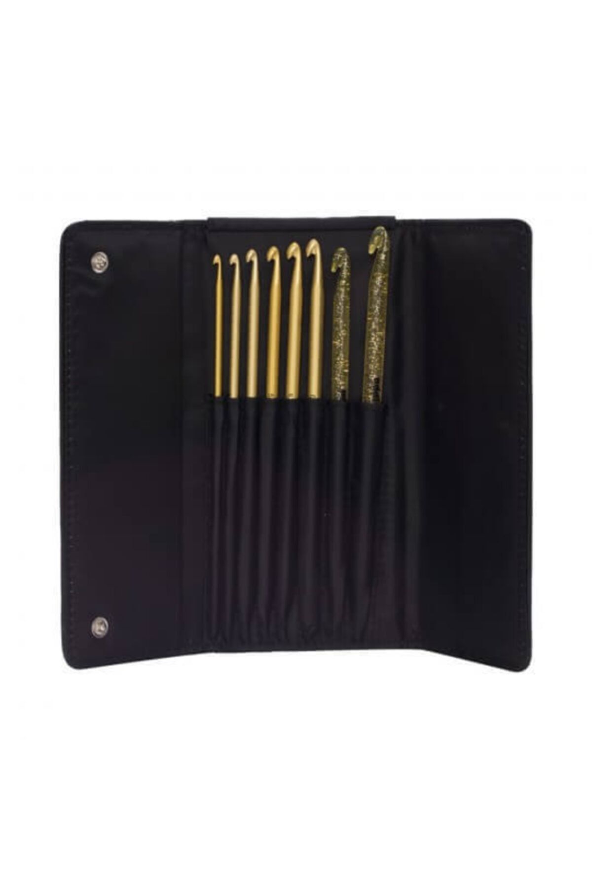 ADDİ-Tunisian Crochet Hook Set with Replaceable Wire and Connection Cable 40-50-60-80-100 cm 1