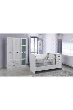 Kaori Florya 3 Lu Set Oval Cizim Mdf Bebek Odasi Takimi Mebran Kaplama Trendyol