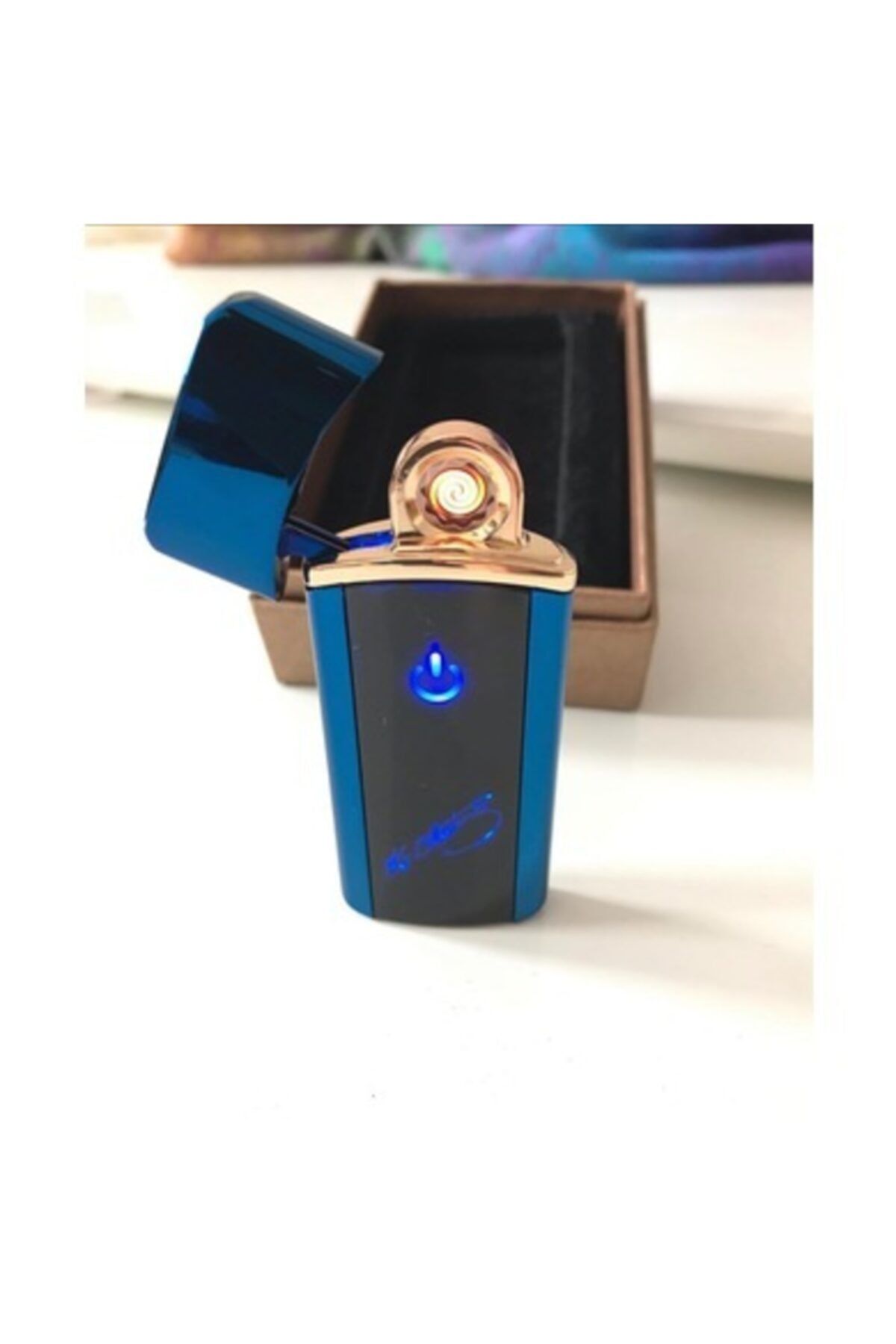 Dokunmatik Atatürk Imzalı Yazılı Usb Şarj Edilebilir Çakmak - 2