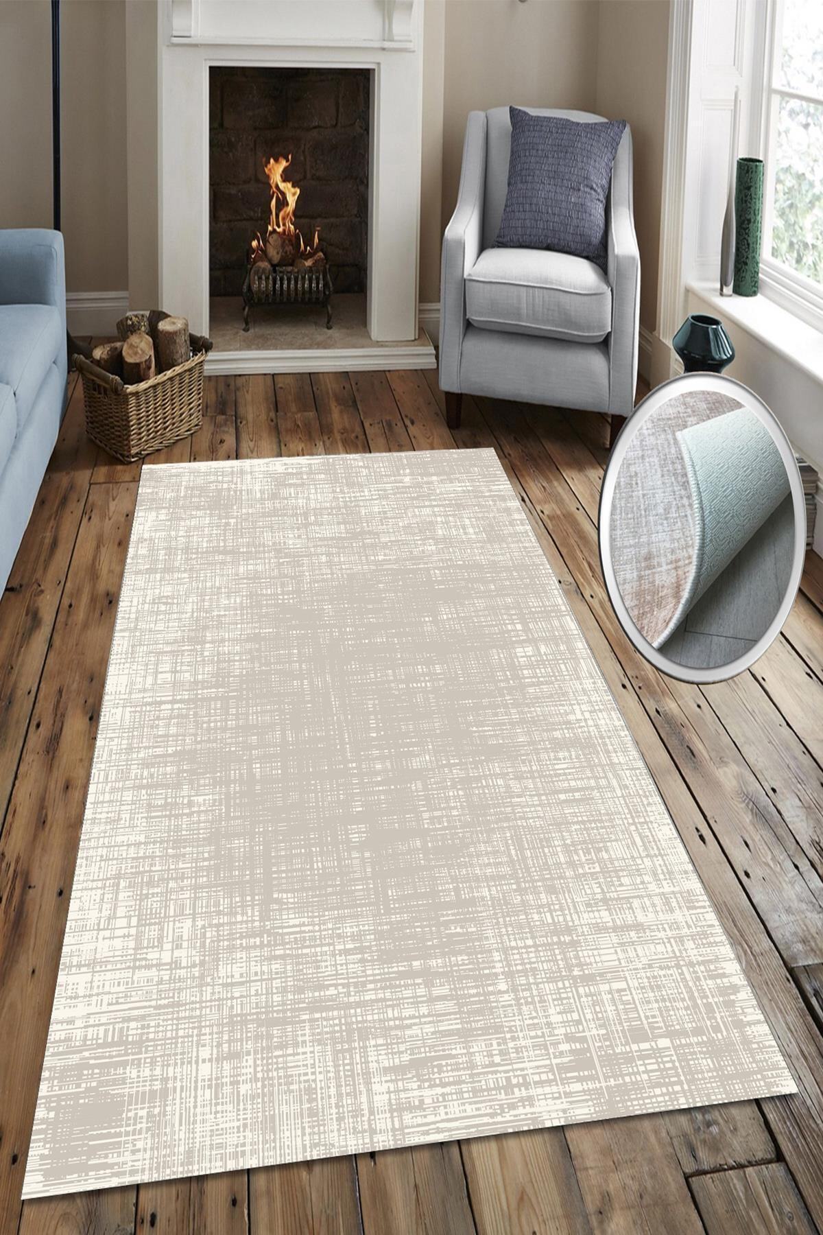 andorra hali vizon krem duz renk yolluk modelleri hali ahs 182 fiyati yorumlari trendyol