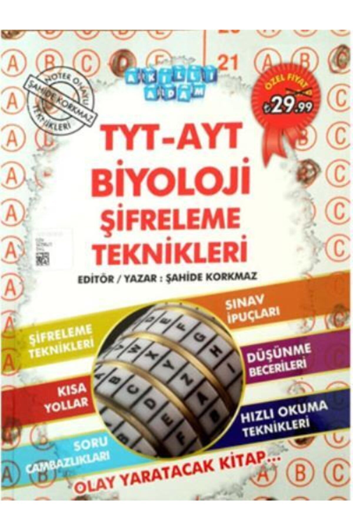 Akilli Adam Yayinlari Akilli Adam Tyt Ayt Biyoloji Sifreleme Teknikleri Yeni Trendyol