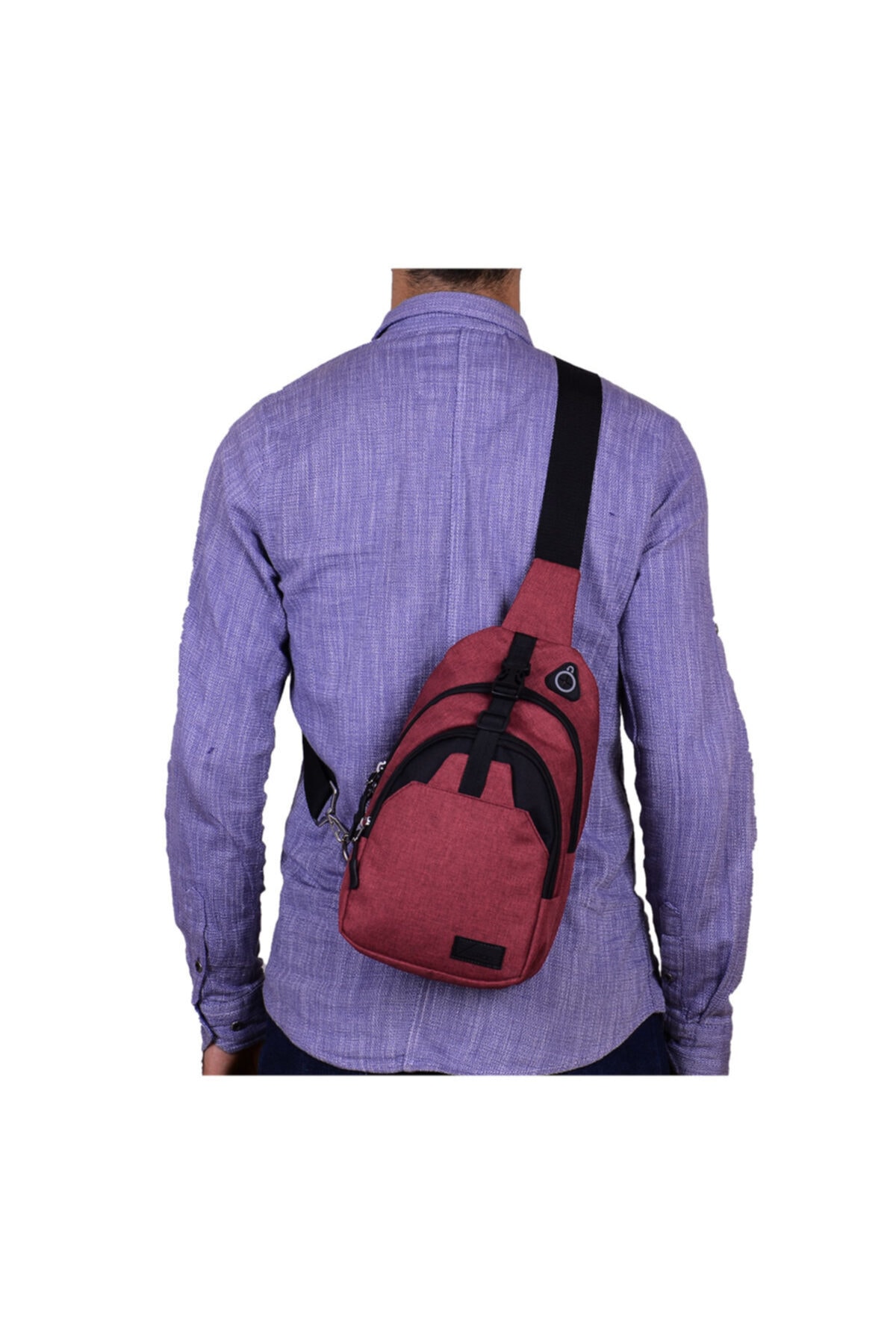 کوله پشتی زنانه بورگوندی Strong Bag | STRBGSRT12 اورجینال - تصویر 5