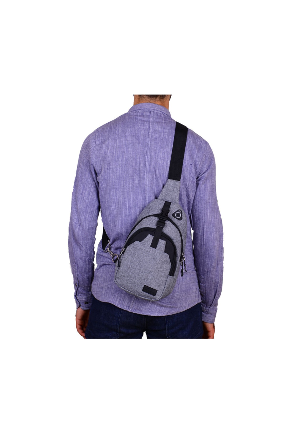 کوله پشتی زنانه خاکستری Strong Bag | STRBGSRT12 اورجینال - تصویر 4