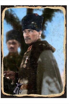 Mustafa Kemal Atatürk Dekoratif Mdf Tablo 50cm X 70cm dikey-18924-50-70