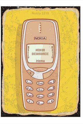 Nokia 3310 Modern Mdf Tablo 50cm X 70cm dikey-19203-50-70