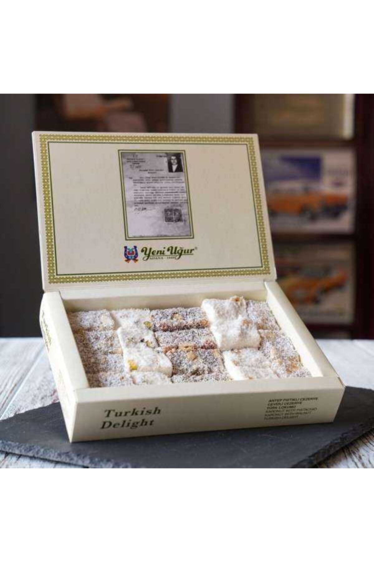 Yeni Uğur-Mixed Turkish Delight (Sultan Delight, Turkish Delight with Nuts, Cut Cezer) 750 Gr 3