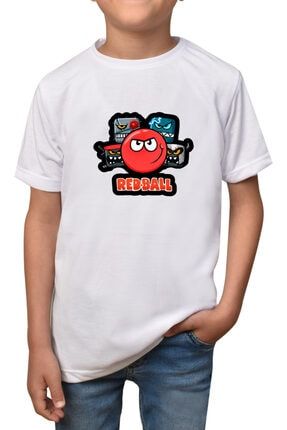 Redball- Beyaz Çocuk - Yetişkin Unisex T-shirt T-1 redball-yetiskin-1