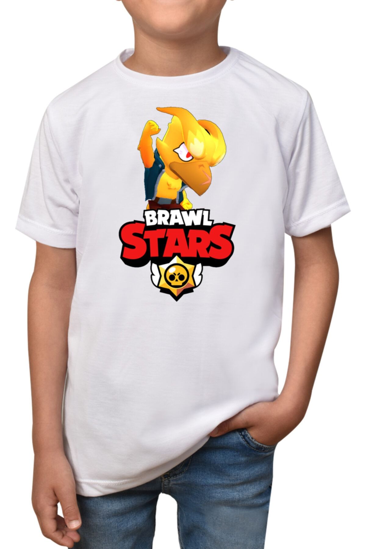 Camiseta Brawl Stars Crow para niño. Magicpersonajes,com