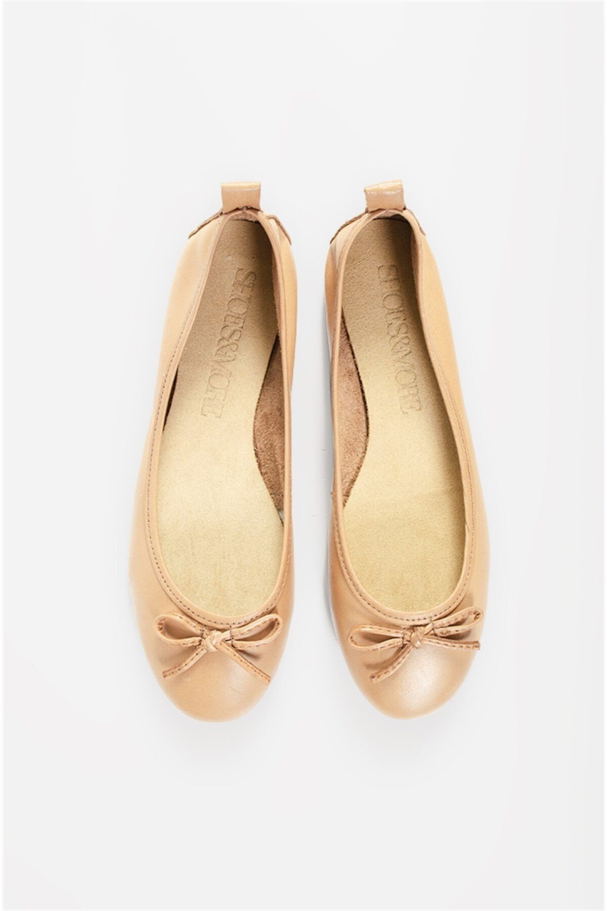 Shoes & More Kadın Bej Babet