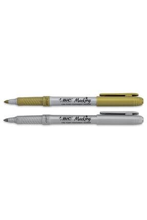 Bic 8 Li Marking Color Blirter Metalik Renkli Markor Kalem Trendyol
