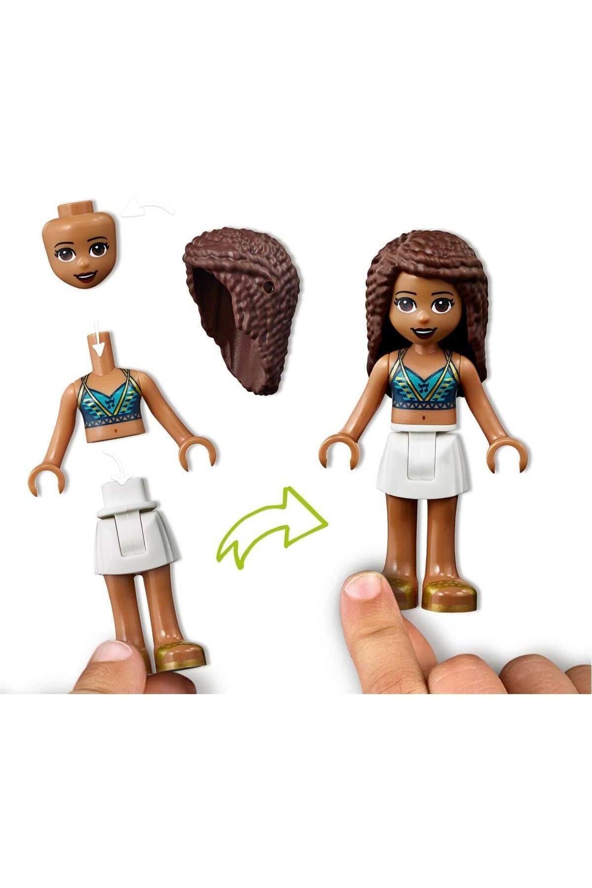 LEGO Friends Beach House 41428 Andrea and Mia Comes with Mini Dolls and Full of Great Summer House Set Trendyol