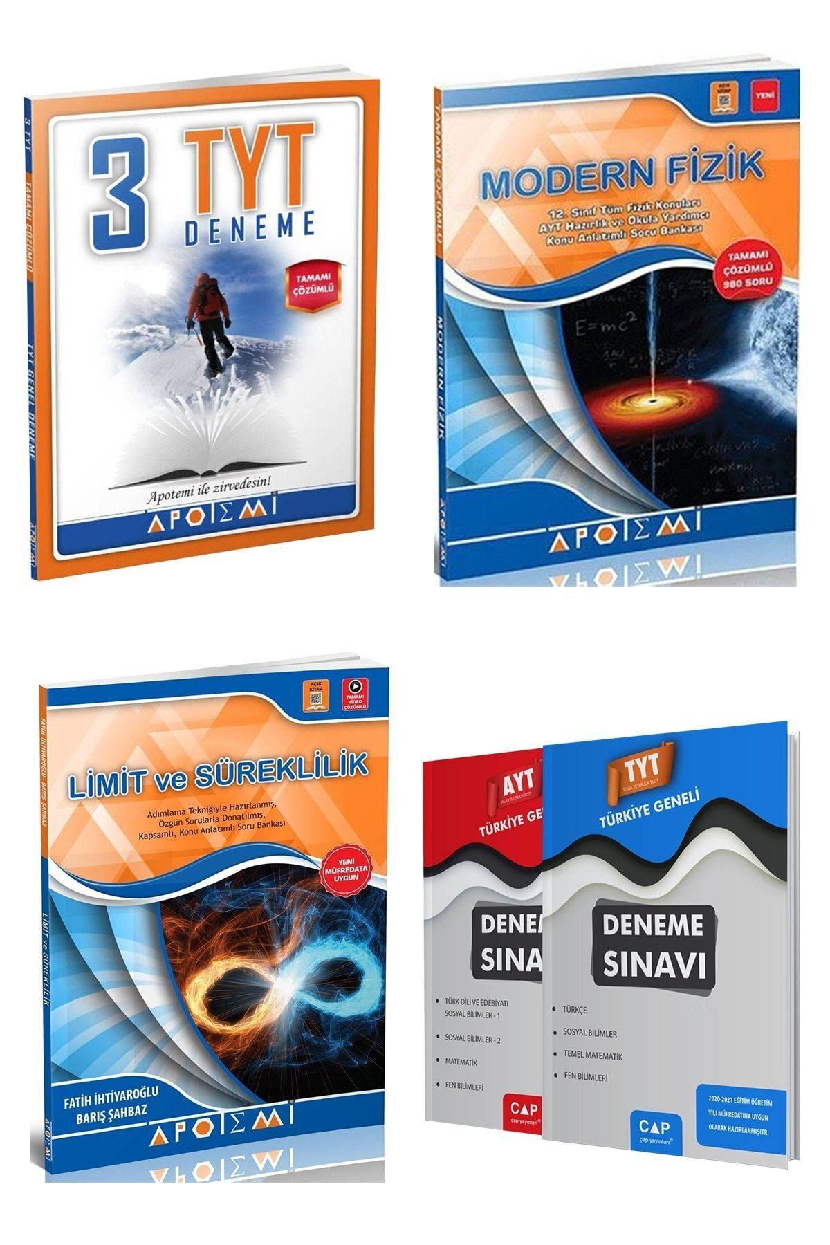 Apotemi Yayinlari Tyt 3 Lu Deneme Modern Fizik Soru Bankasi Limit Ve Sureklilik Fiyatlari Ve Yorumlari En Ucuzu Akakce