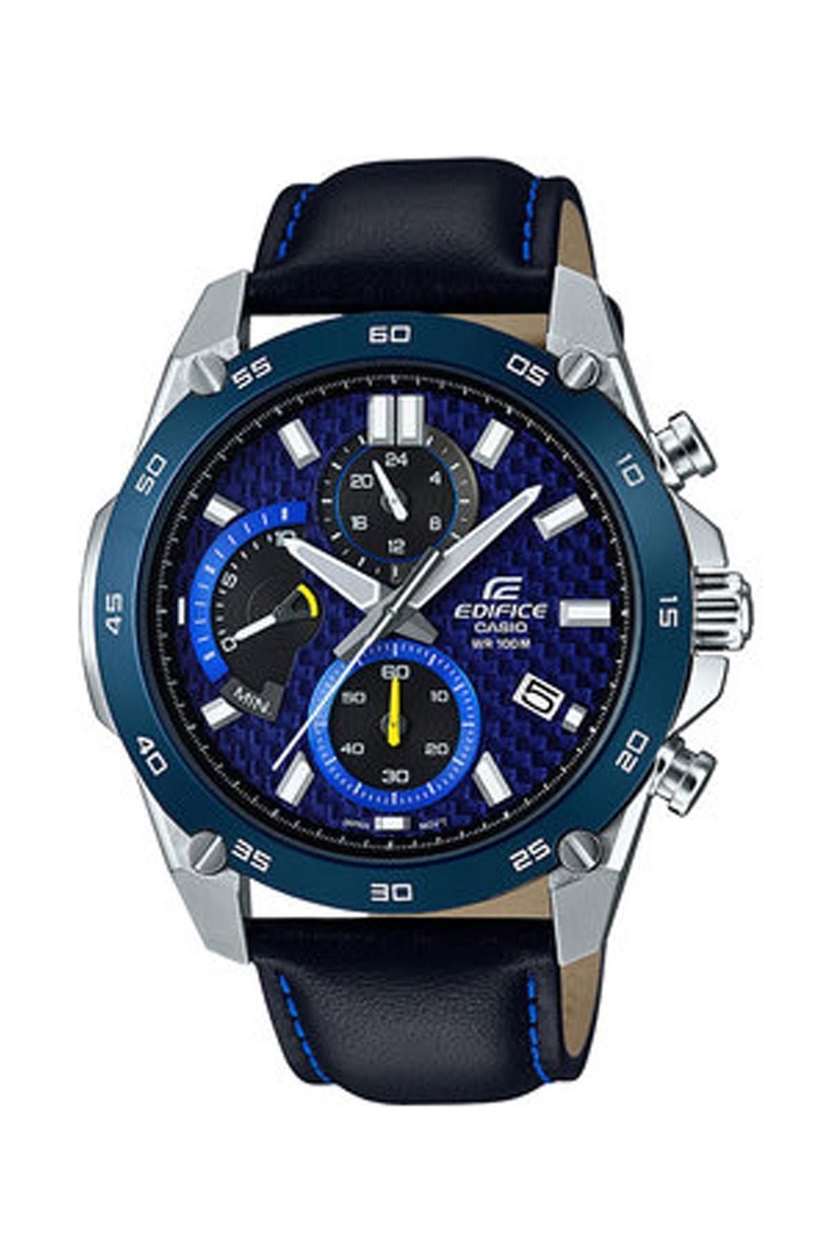 Casio Erkek Kol Saati Efr 557bl 2a Deri Kirmizi Trendyol
