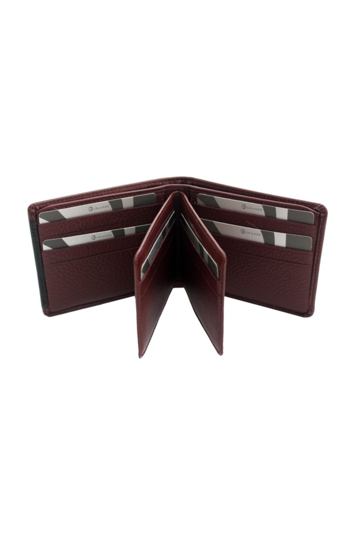 Erkek Bordo Deri Kartlık Cüzdan Gd 1704-br