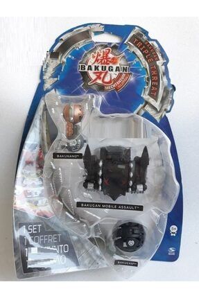 Bakugan Mobıle Black Assault Bakunano 3lü Orjinal Spınmaster 46856