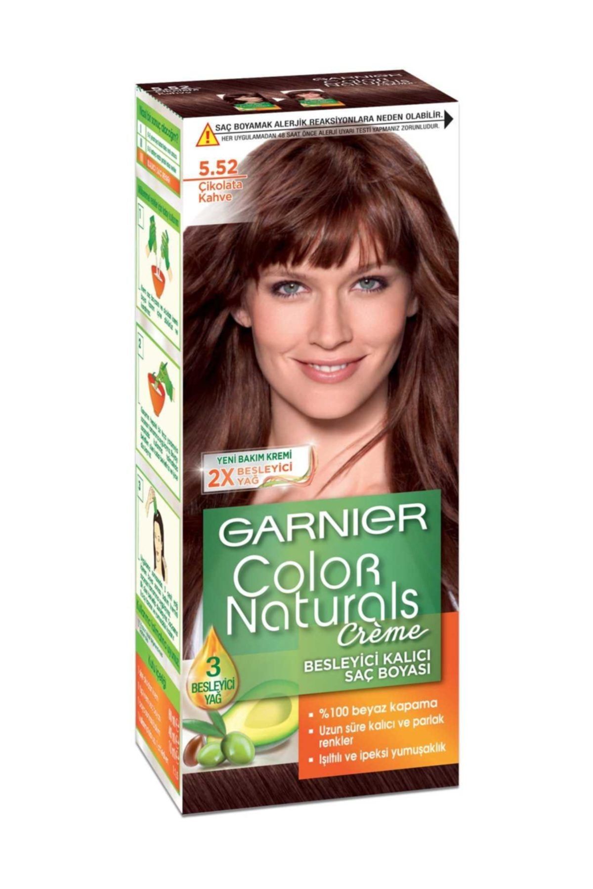 Garnier Color Naturals Krem Sac Boyasi 5 52 Cikolata Kahve Trendyol