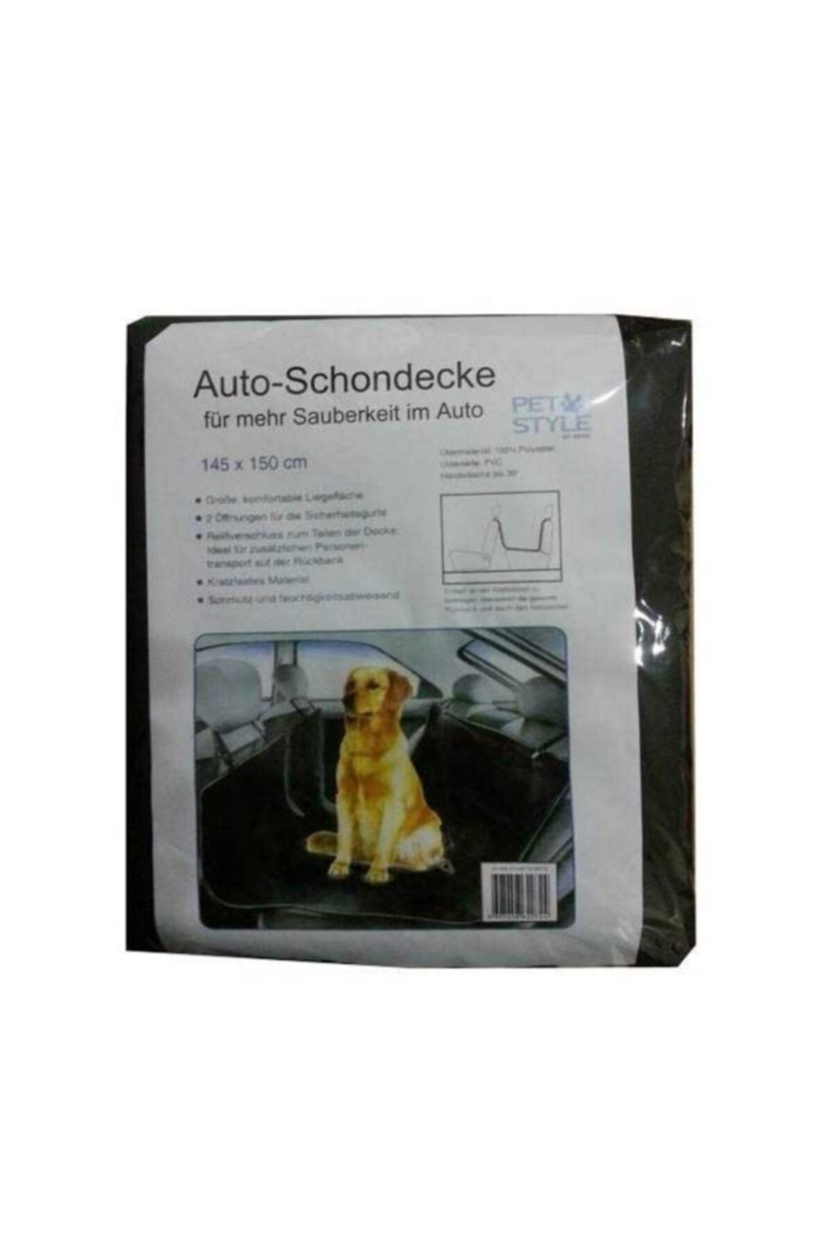 pet style arac koltuk koruyucu ortu 145 x 150 cm