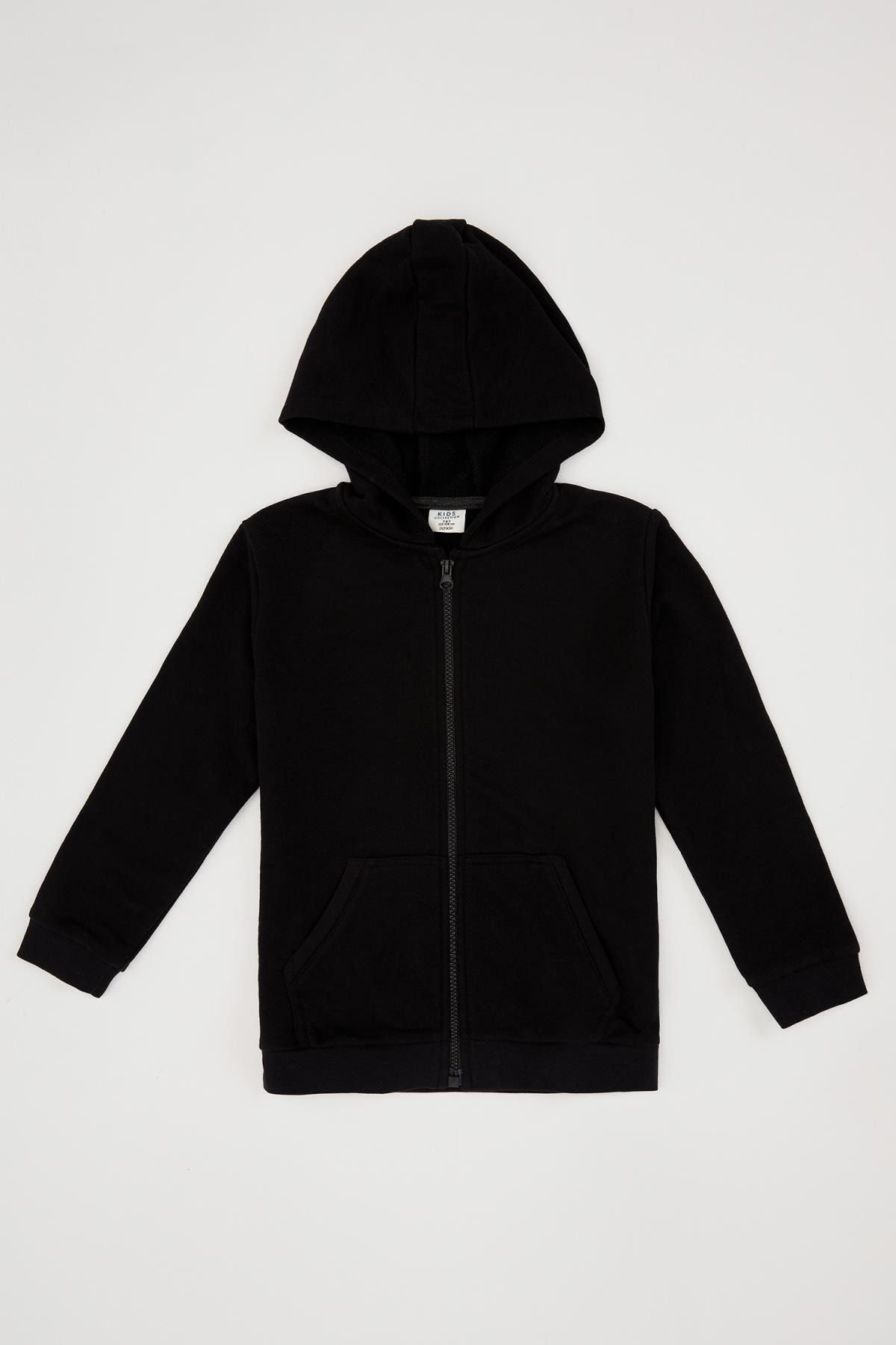 Defacto Erkek Cocuk Kapusonlu Fermuarli Sweat Hirka Trendyol