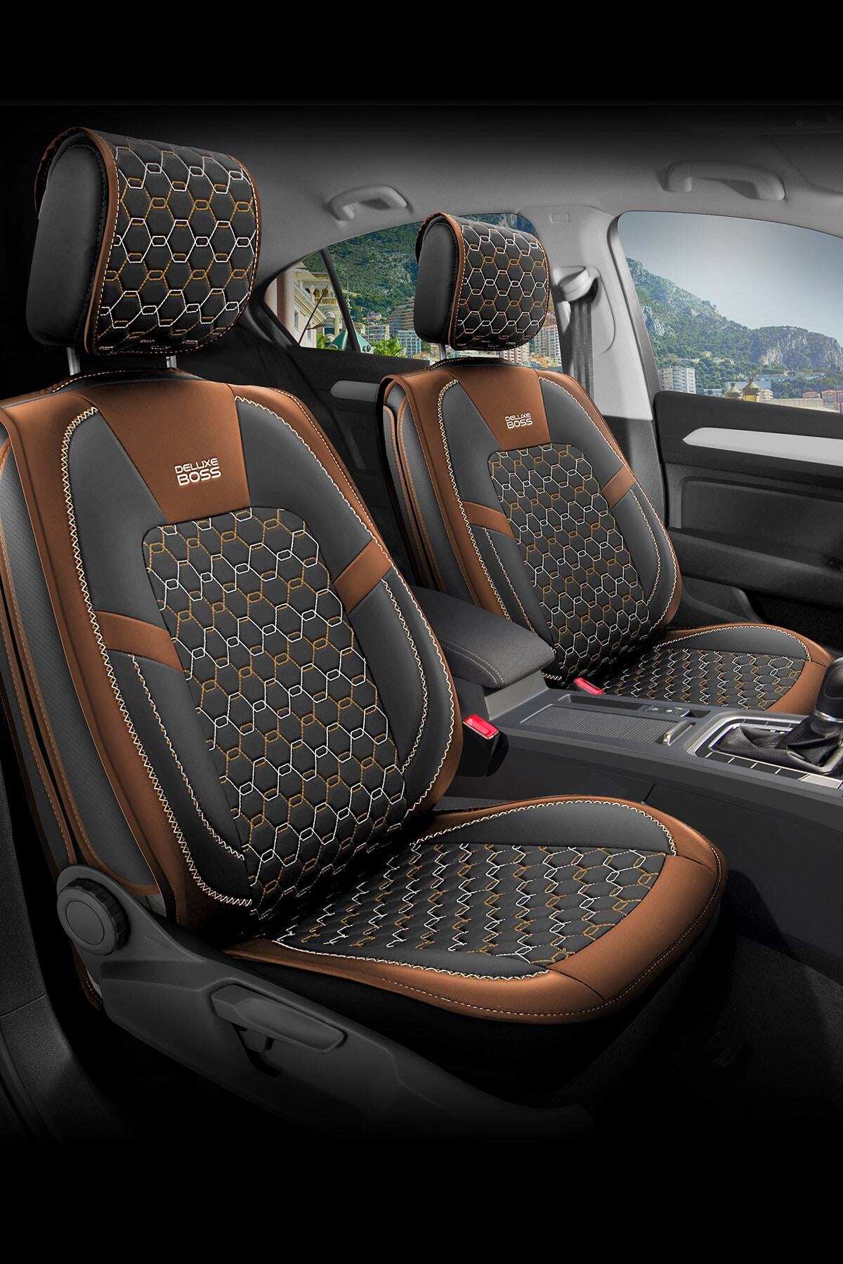 deluxe boss ford fiesta uyumlu deri koltuk kilifi luxury fit diamond dm10 fiyati yorumlari trendyol