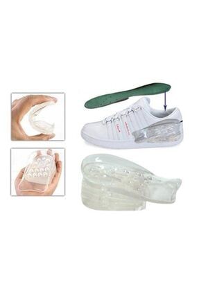 10 Adet Ayakkabı Boy Uzatıcı Anatomik Silikon Tabanlık B15YT0247