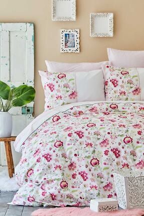 Karaca Home Flor Mercan Rnf Cift Kisilik Nevresim Takimi Trendyol