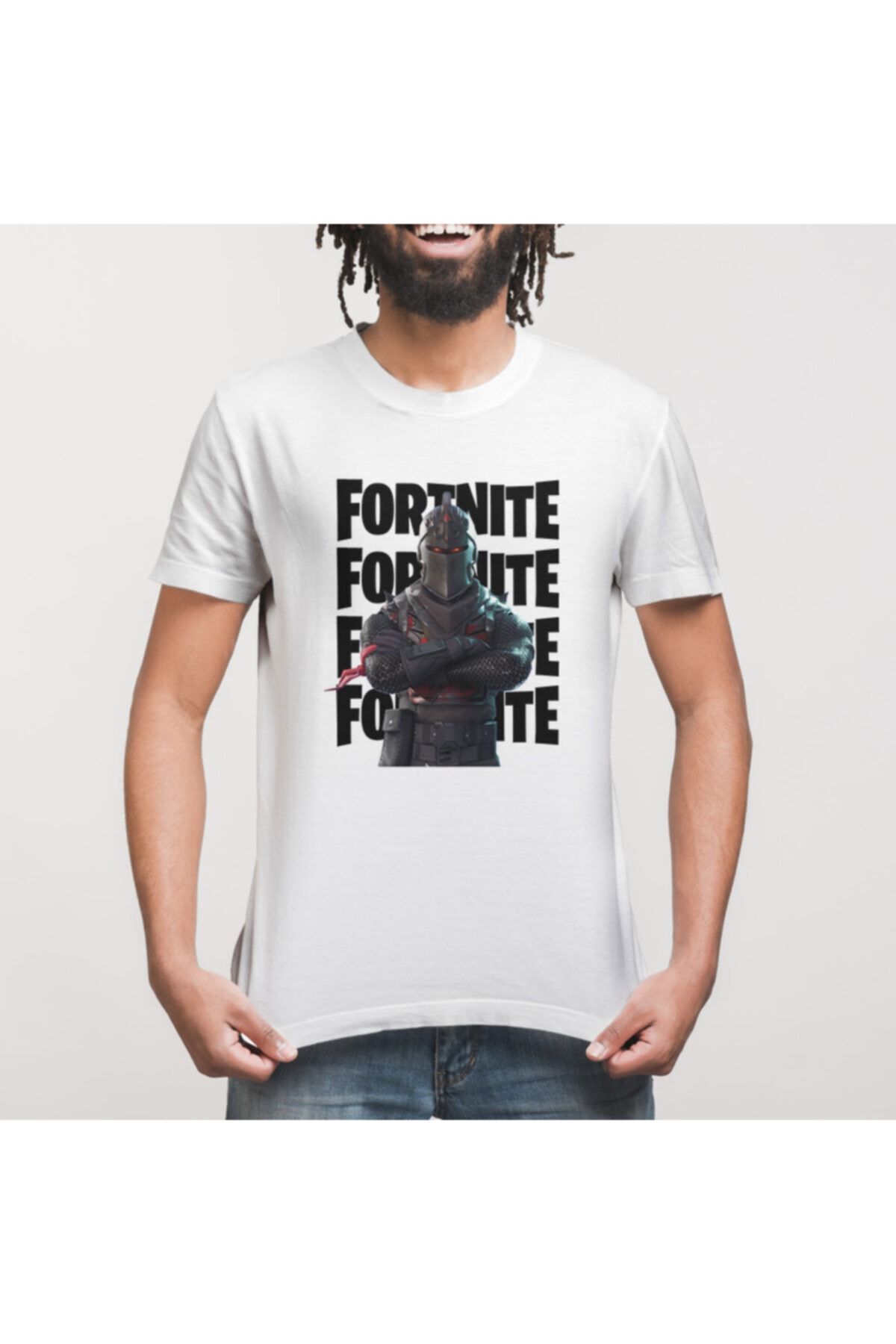 Crazy-Fortnite Black Knight Men's T-shirt 3