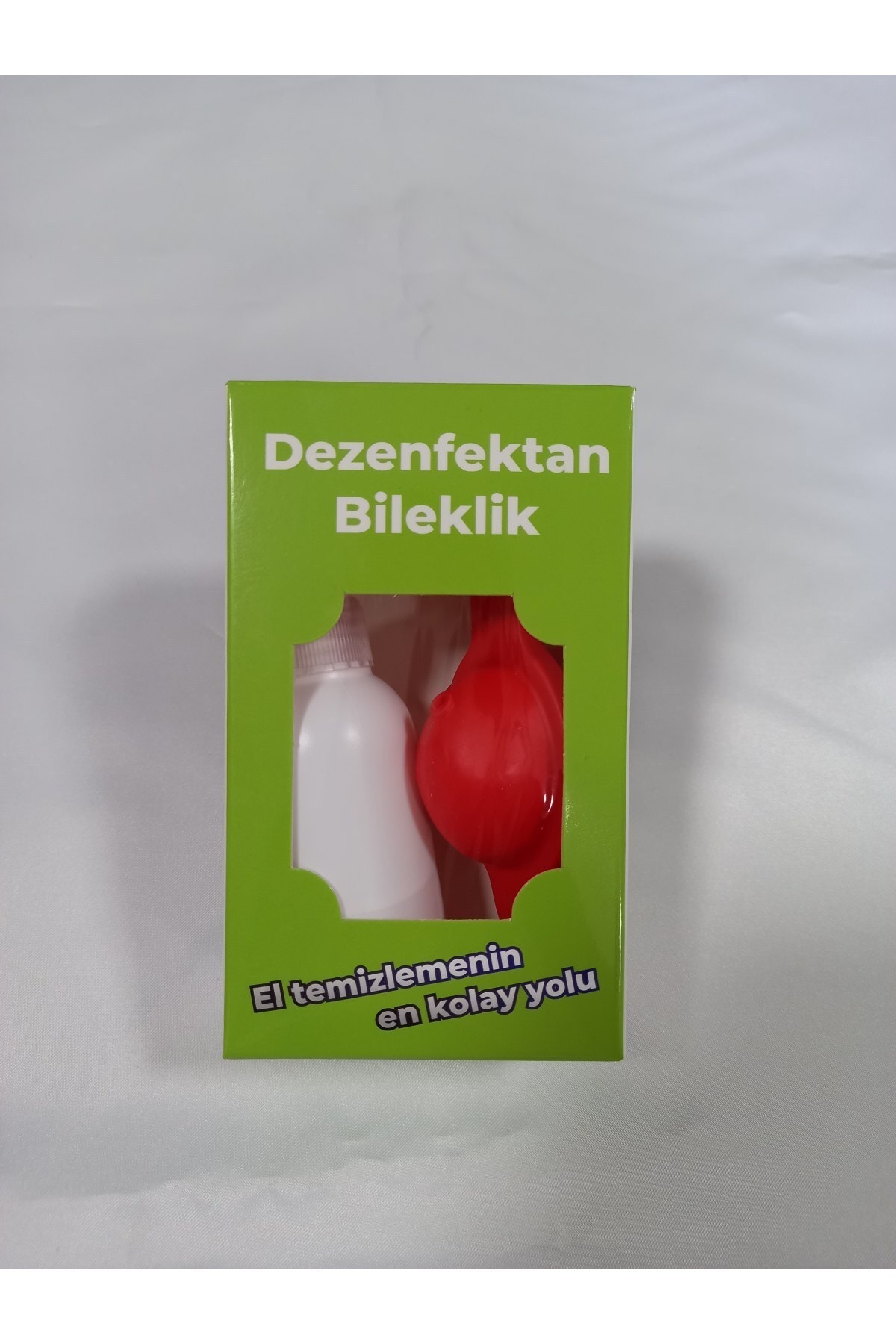 Kırmızı Dezenfektan Bileklik 4