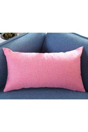 Duck Keten Kırlent Kılıfı 50x70 Cm Tdrk467_pembe EVASK4621