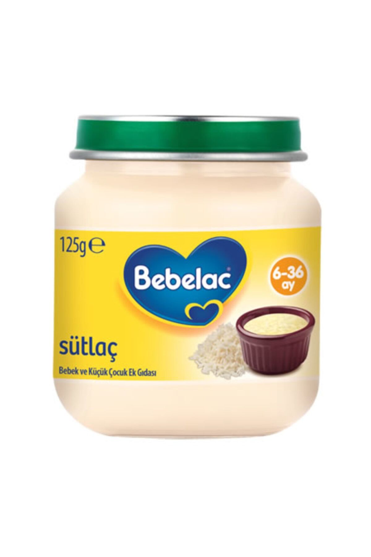 Bebelac Sütlaç Kavanoz 125 G 6+ Ay