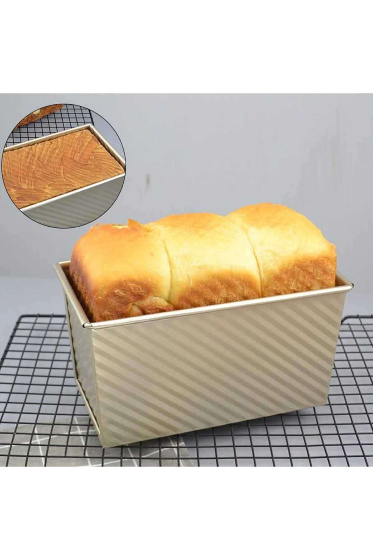 BeeChef Tost Ekmeği Ve Kek Kalıbı Karbon Çelik