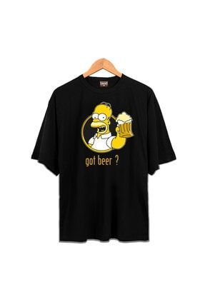 Zokawear - Unisex Oversize Got Beer ? Homer Simpson T-shirt JJ-GTBR
