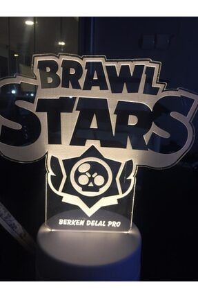 3d light brawl stars figurlu uc boyutlu