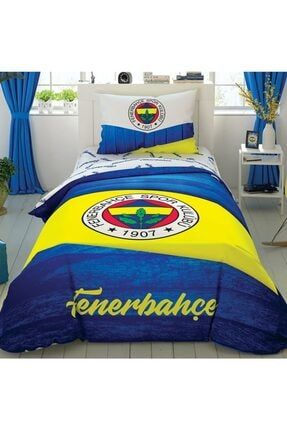 Fenerbahçe Wooden Logo Tek Kişilik Lisanslı Nevresim Takımı ADL30202841