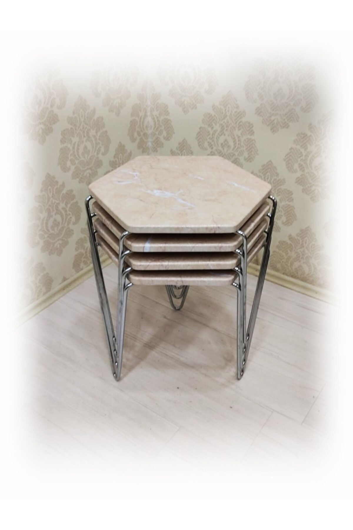 Bmb 4lu Luks Mdf Metal Ayakli Piramit Zigon Sehpa Orta Sehpa Yan Sehpa Dortlu Krem Mermer Desen Fiyatlari Ozellikleri Ve Yorumlari En Ucuzu Akakce