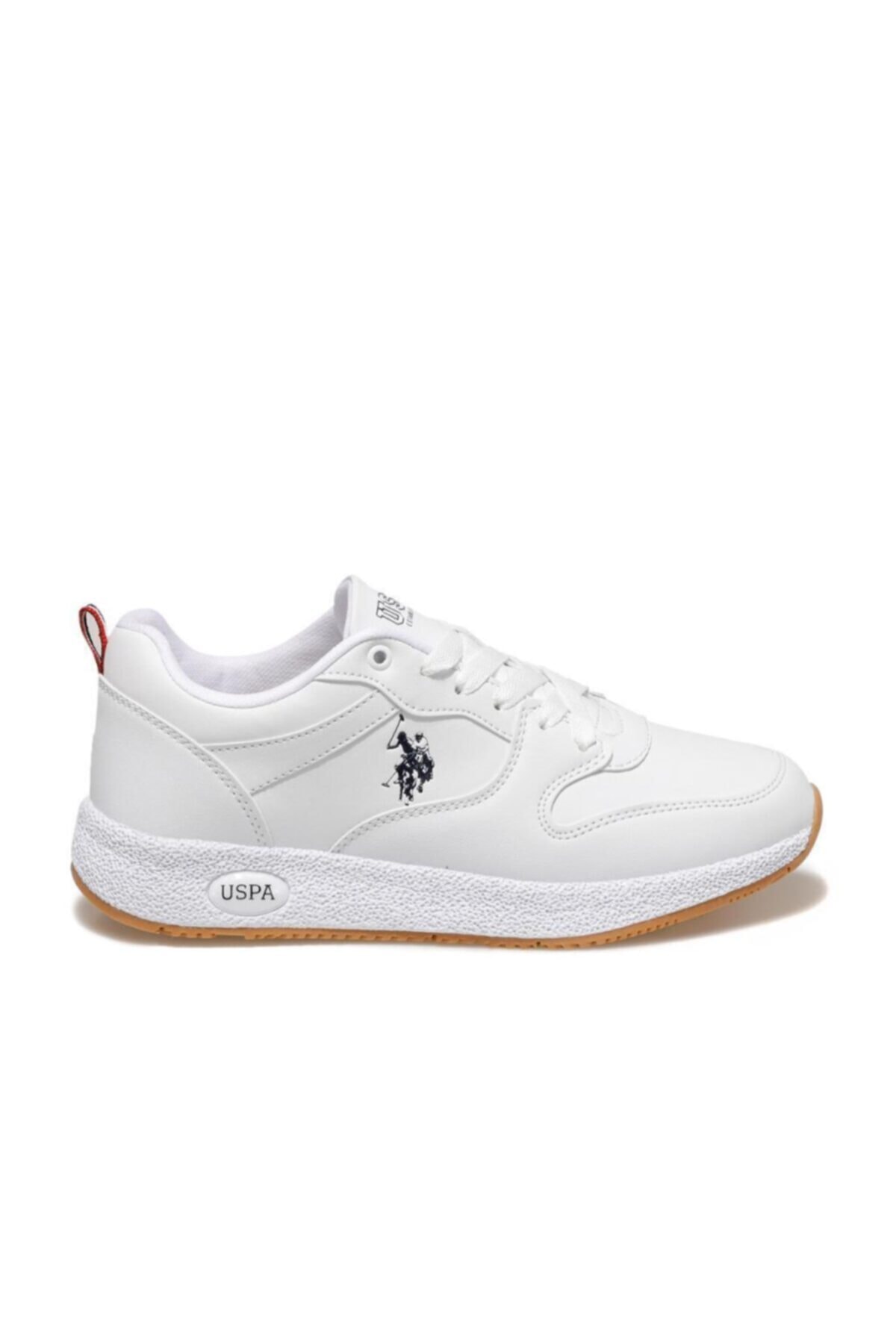 U.S. Polo Assn. Unisex Beyaz Çocuk Günlük Sneaker Ayakkabı