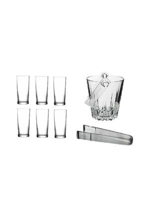 Paşabahçe Rakı Bardak Ve 8 Prç. Rakı Bardağı Ve Buz Kovası Seti pb52138-7