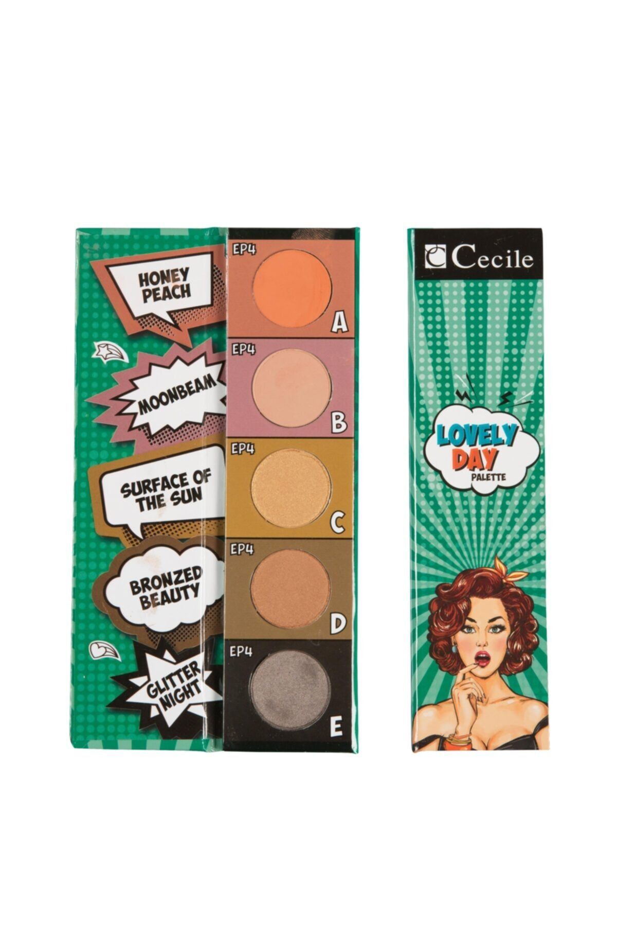 cecile eyeshadow palette far paleti ep4 fiyati yorumlari trendyol