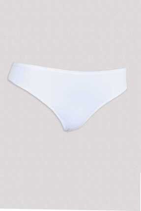 Beyaz 6 ' Lı Paket 155 Kadın Standart Modal Slip