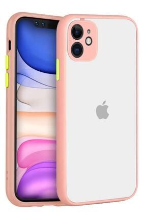 Iphone 11 Kılıf Şeffaf Mat Kamera Köşe Korumalı Pürüzsüz Sert 46371