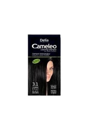 Siyah Camelia Saç Renklendirici Şampuan Tek Kullanımlık 3.1 Black Brown 40 ml 5901350421260