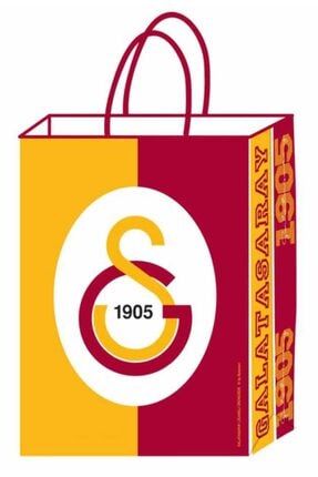 Galatasaray Lisanslı Kraft Hediye Çantası 18x8x24 Cm 12'li 20029322021