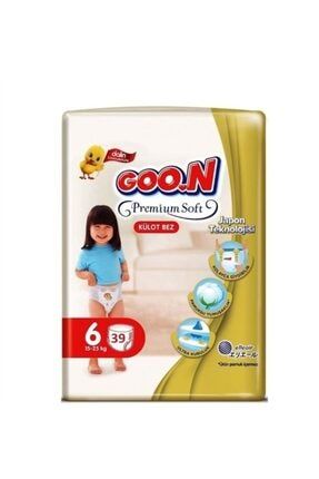 Goon Premium Soft 6 Numara Külot Bez 15-25 Kg Ikiz Paket 39 Adet GON104202