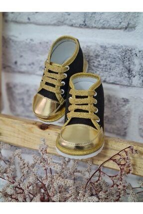 Unisex Bebek Altın Sarısı Ayakkabı mlkba0021