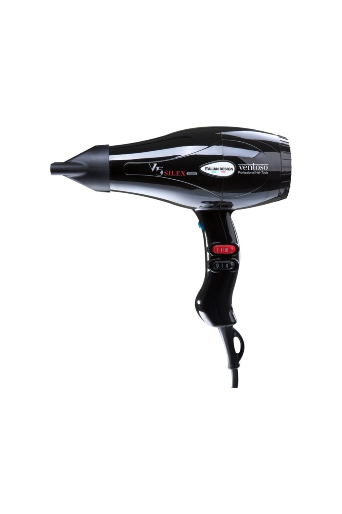 Ventoso V5 Silex5000 Siyah Fön Makinesi 2500w