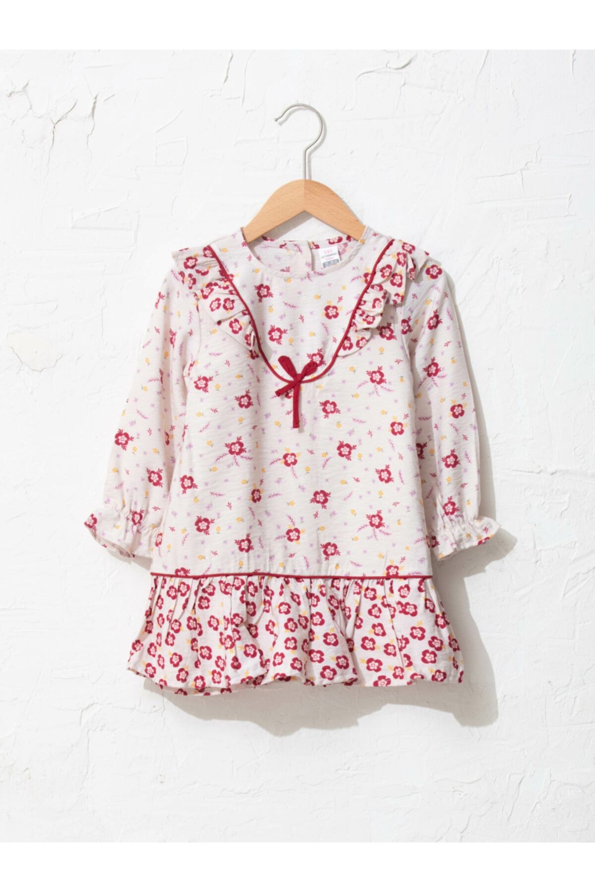 LC Waikiki Kleid Bordeaux A-Linie Fast ausverkauft