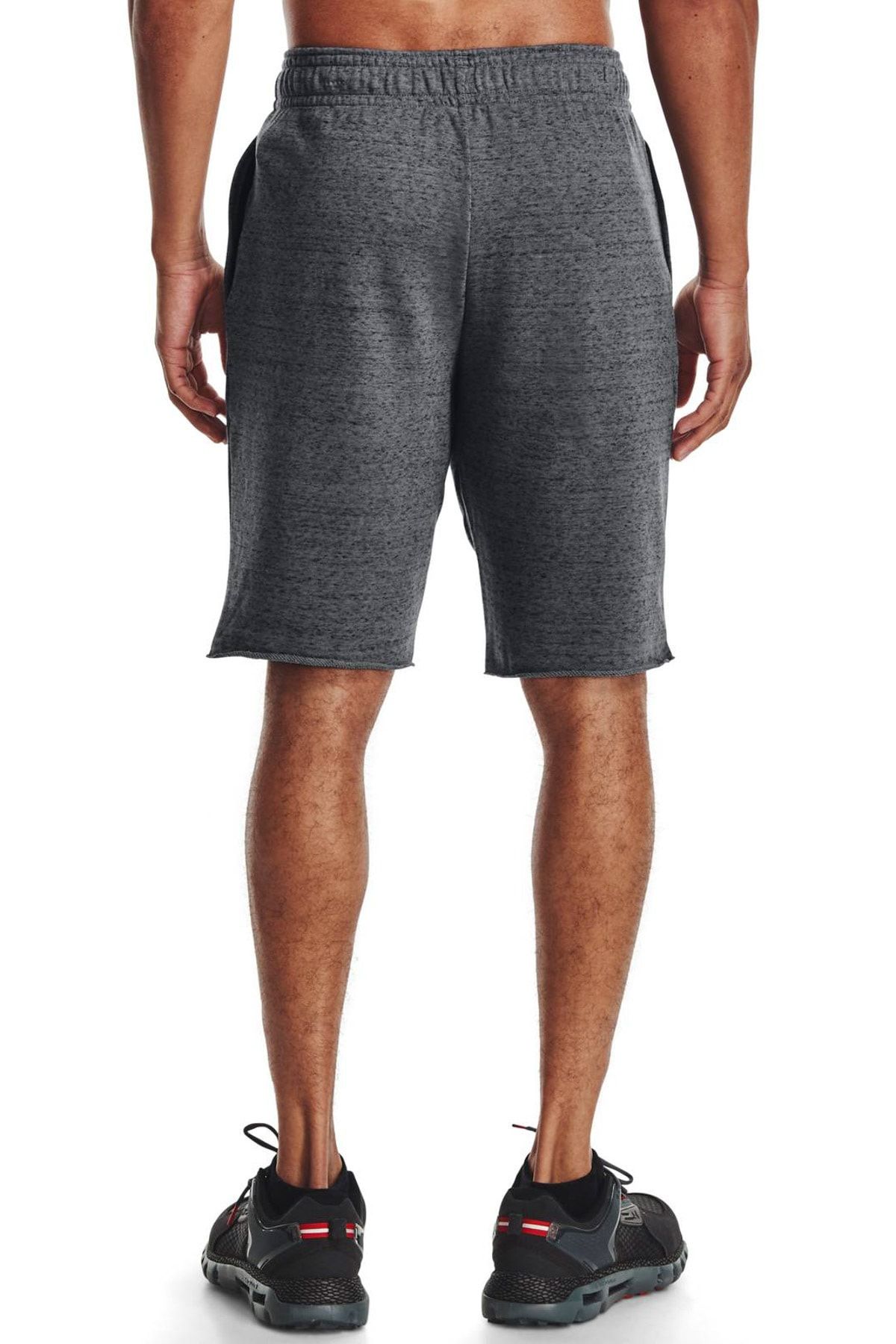 شورت ورزشی سفید مردانه رقیب UA تری کوتاه 1361631 012 Under Armour