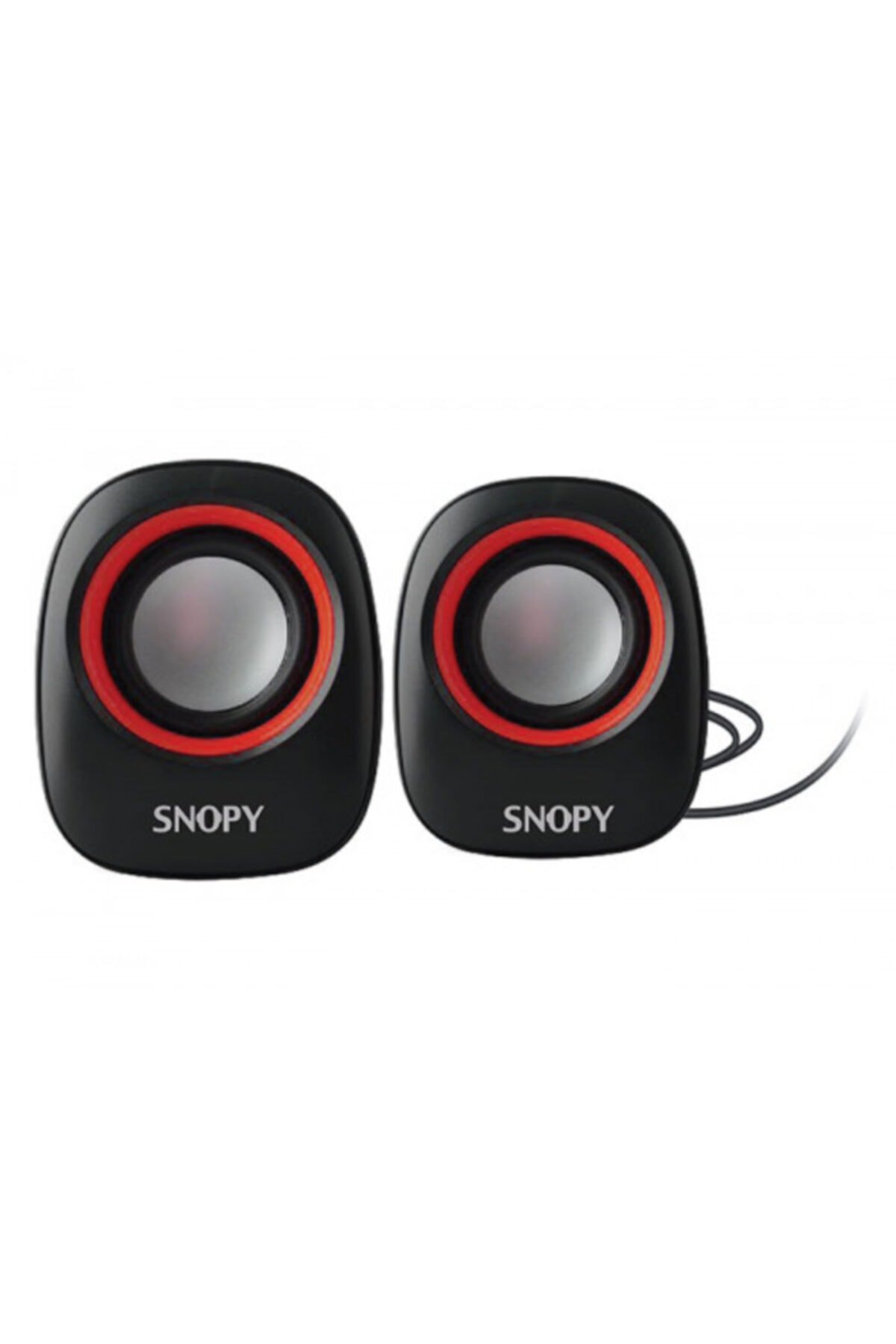 Sn-120 1+1 Masa Üstü Usb Speaker (siyah-kırmızı) 2