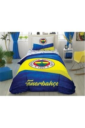 Fenerbahçe Wooden Logo Tek Kişilik Lisanslı Nevresim Takımı 60243642